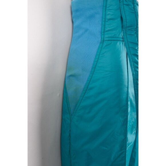 Vintage Mountain Goat Womans One Piece Ski Snow Pants bib Overalls SZ 12 Blue - Picture 3 of 5